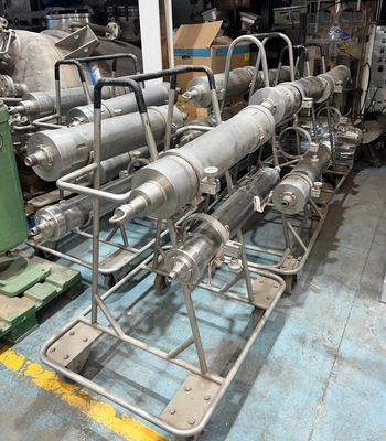 (3) RINA SR-10C tubular bowl centrifuges, 316SS.