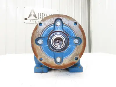 Textron David Brown M0432100BANU4 Inline Helical Gearbox 100:1 Reducer 18rpm 56C