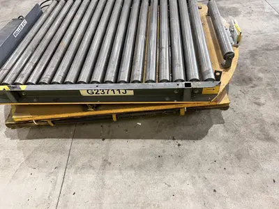 60" X 48" 4000 LB ECONO LIFT HYDRAULIC SCISSOR LIFT TABLE WITH ROTARY TOP: STOCK #20957