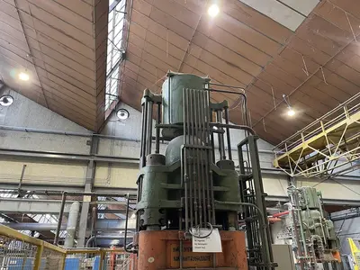 USED HL 450 TON HEATED 4 COLUMN PRESS