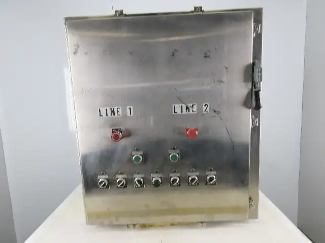 Hoffman A-36HS3108SSLP 31x36x8" Stainless Steel Type 4,12 Electrical Enclosure