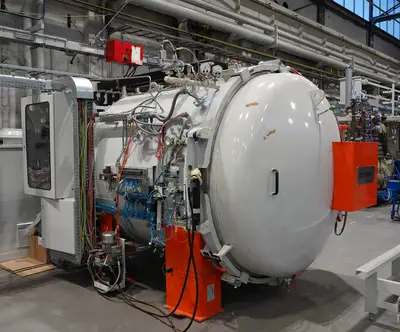 Vacuum furnace with gas cooling under pressure of 1,5 bar. TYPE 2.0VP-4050_48_MS