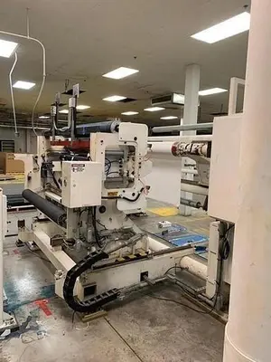66" GEOMETRICS SHAFTLESS TURRET UNWIND WITH SPLICING 40" OD CAPACITY