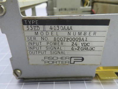 Used FISCHER & PORTER _UNKNOWN_ CNC & N/C Controls Texas US | OCO Industrial #1685129