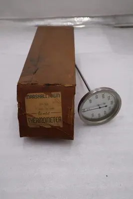 NEW OPEN BOX Marshall Town 3-1/2" Diameter Thermometer 100 to 500°C STK 5652CC