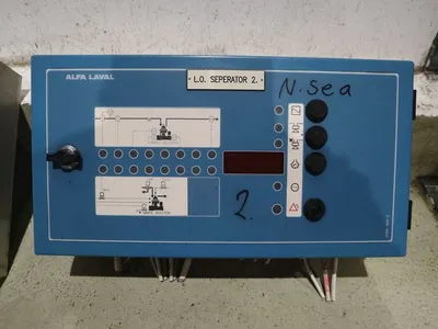 Alfa-Laval MMPX 304 SGP-11 oil purifier skid, 316SS.