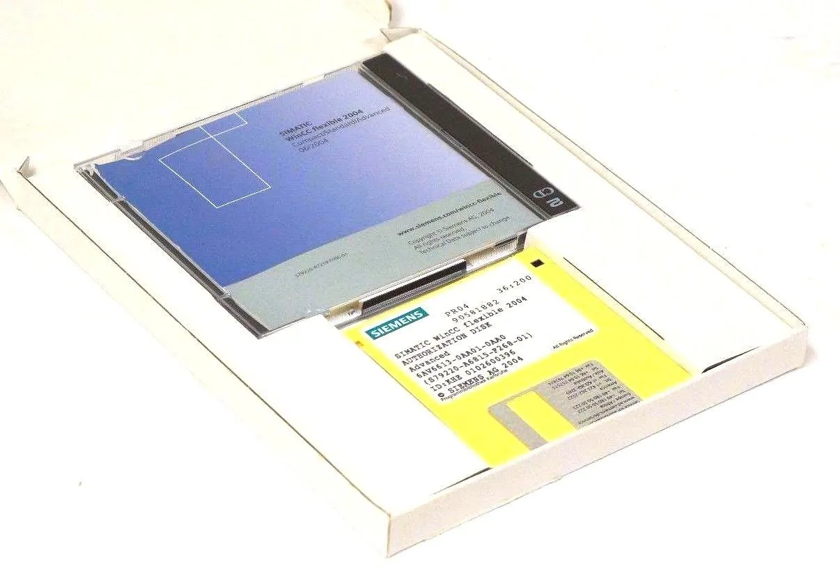 NEW SIEMENS 6AV6613-0AA01-0AA0 SIMATIC WINCC FLEXIBLE 2004 ADVANCED