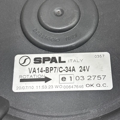 New | in-Stock Spal VA14-BP7/C-34A HVAC Parts and Equipment Indiana US | J&J Industrial Supply #1310759