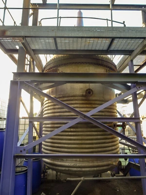 16,000L S/S Limpet Coiled Reactor