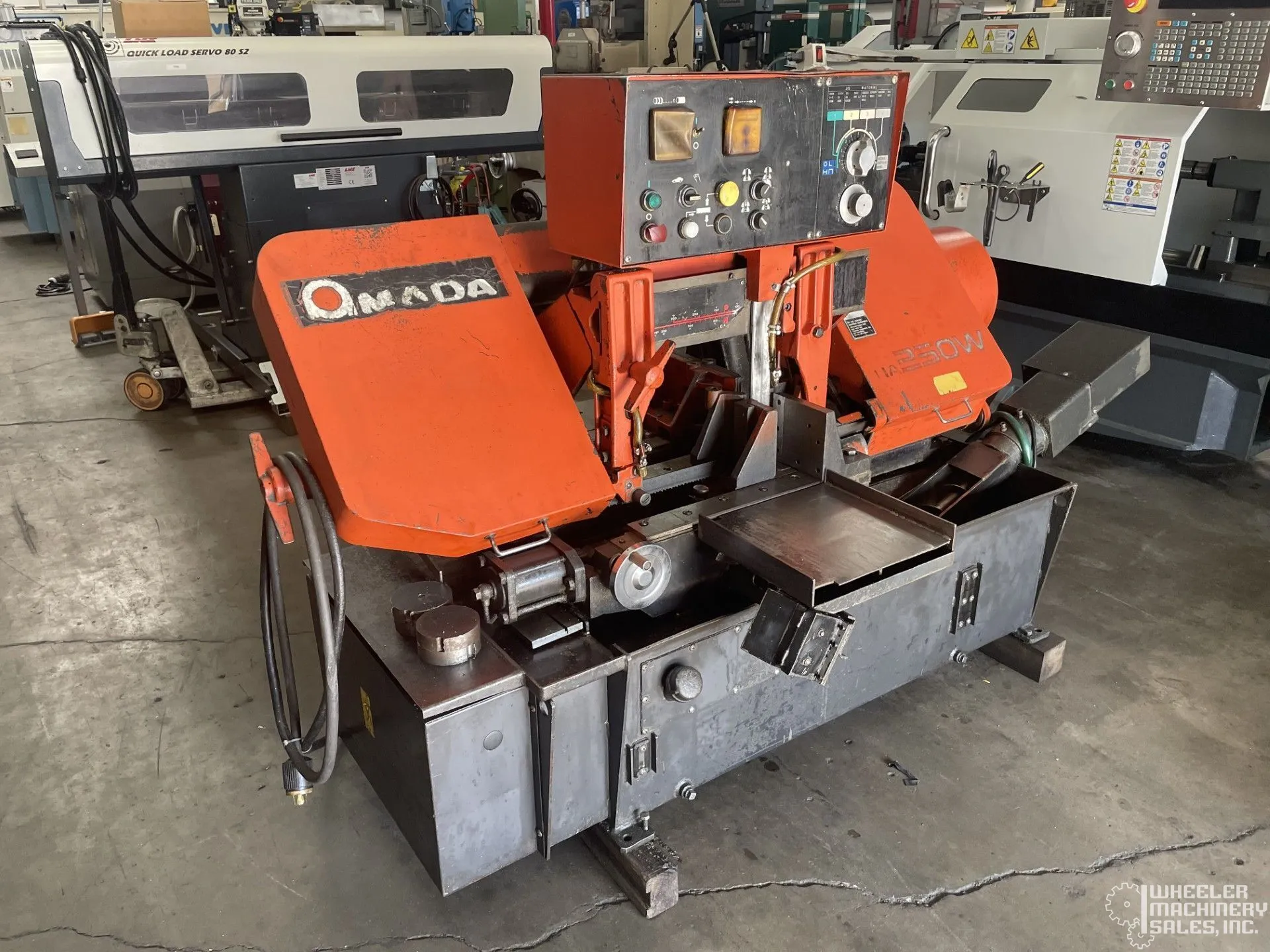 AMADA HA250 AUTOMATIC HORIZONTAL BANDSAW 10" x 11" #8141 #1