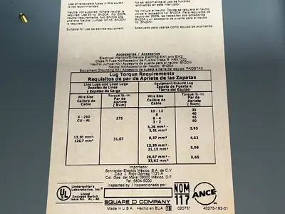 Used SQUARE D H364 Disconnects Ohio US | HGR 24 #1508146