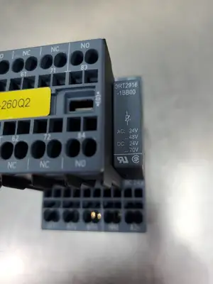 Siemens Sirius 3RT20172BB41 Power Contactor w/3RH29112XA220MA0 Module. 4D46