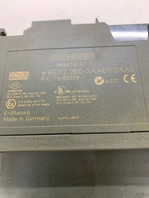 USED Siemens 6ES7 360-3AA01-0AA0