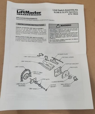 NEW LiftMaster K74-18629