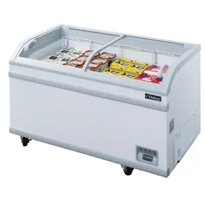 New | in-Stock Dukers New Dukers WD-700Y Commercial Chest Freezer in White 72" Display Freezers Illinois US | Falcon Restaurant Supply #1376326