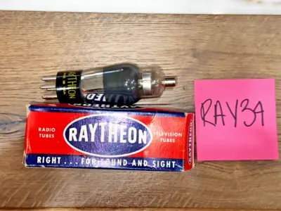 NEW Raytheon 6D6 Electron Tube