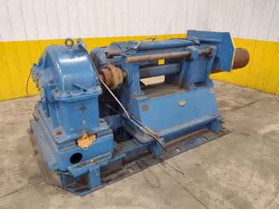 36” W X 16" ID YODER RECOILER WITH PUSH-OFF MANDREL: STOCK  #22952