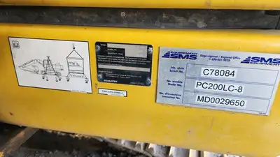 Used 2018 KOMATSU PC200LC-8 Excavators British Columbia CA | Lenmark #836601