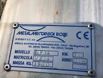 USED METALMECANICA ROSSI MV12