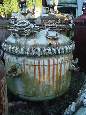 910 L Pfaudler Glass Lined Reactr Body