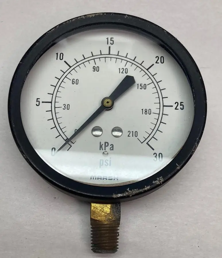 Used MARSH 0-30 Universal Pressure Meters Ohio US | Surplus Asset Holdings #1226240