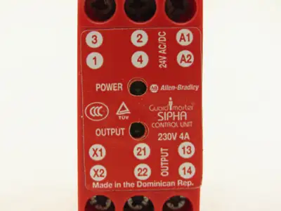 Allen Bradley 440N-S32013 Guardmaster Sipha Safety Control Relay 24V Ser B