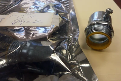 USED C-H 1" Steel Set Screw Connectors