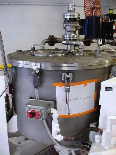 Sanborn 26" X 12" perforate basket centrifuge, 316SS.