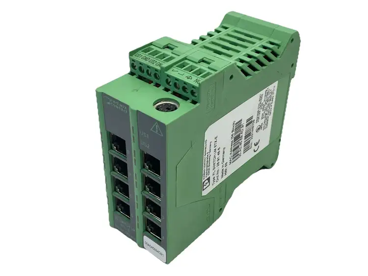 Used PHOENIX CONTACT INDUSTRIAL ETHERNET SWITCH 8-PORT 2891466 Network Switches Michigan US | Maverick Industrial Sales #1091126