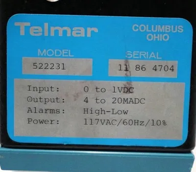 NEW TELMAR 522231 SIGNAL ALARM