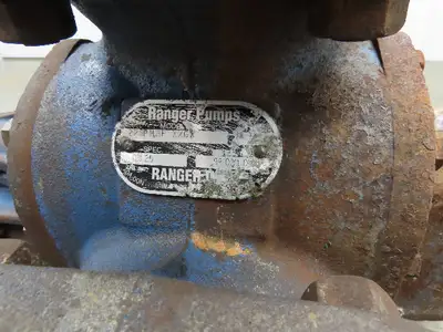 Ranger 229PHBF XXGX Vacuum Suction Pump 3" Camlock Fittings 1" Shaft