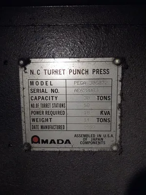 1997 AMADA PEGA 367 Turret Punches | Shelby Machinery LLC (2)