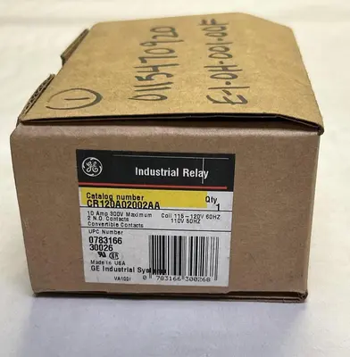 New | in-Stock GE CR120A02002AA Miscellaneous Equipment (Electrical & Power) | Surplus Asset Holdings #1196122
