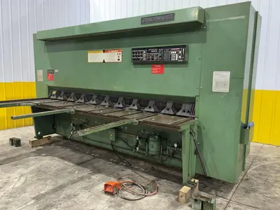 10' X 3/8" CINCINNATI MODEL #375X10 HYDRAULIC SHEAR: STOCK #22818