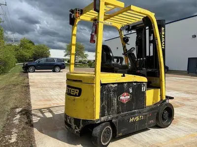 Used HYSTER E65XN-40 4-Wheel Sit down Electric Counterbalance Forklifts Illinois US | Somerset Equipment Sales #1546235
