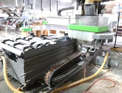 10' X 4' BIESSE ROVER GOLD 1232 POD AND RAIL CNC ROUTER
