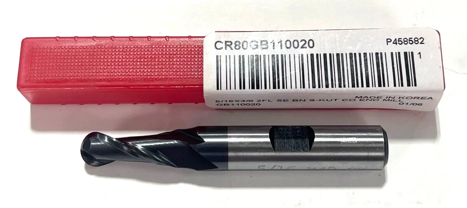 ProCut 5/16" Cobalt Ball Nose End Mill High Performance AlCrN Coating 2 Flute