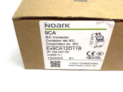 New | in-Stock NOARK EX9CA12D11B, 1322003 PLC Contactors | Maverick Industrial Sales #1113471