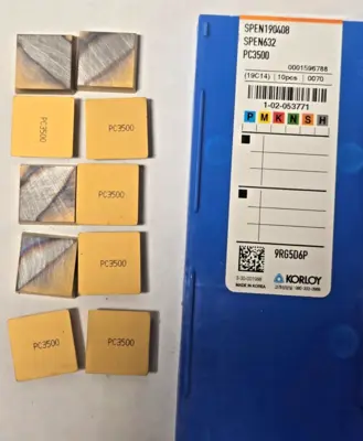 New | in-Stock KORLOY _UNKNOWN_ Carbide Inserts California US | Amiron Machinery #1258343
