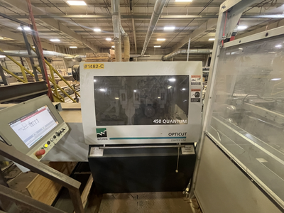 Weinig Optisaw System with Luxscan Combiscan and 3 Opticut 450 Quantum
