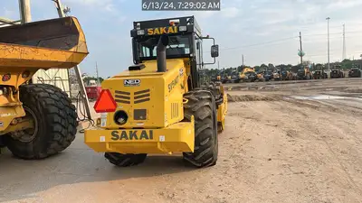 Used 2024 SAKAI SV544T Single Drum Rollers Texas US | National Equipment Dealers #1422714
