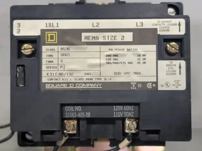 USED SQUARE D 8536SDG1V02S