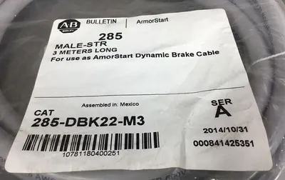 Allen-Bradley ArmorStart 285-DBK22-M3 /A 3 Meter Cable 5D-25