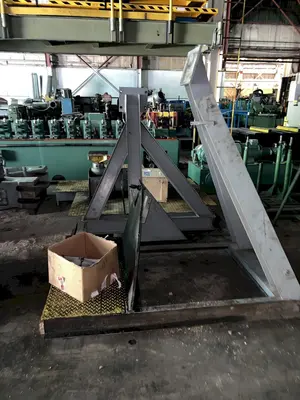 400 TON RODGERS MODEL #1F400 HYDRAULIC INCLINED FRAME HORIZONTAL WHEEL PRESS
