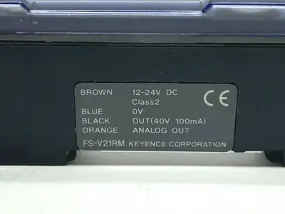 FS-V21RM | Keyence  Fiber Optic Amplifier Main Unit NPN Red LED - Used