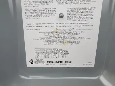 75 kVA Temporary Power Distribution Cart 600V Pri. 208Y/120V Sec.