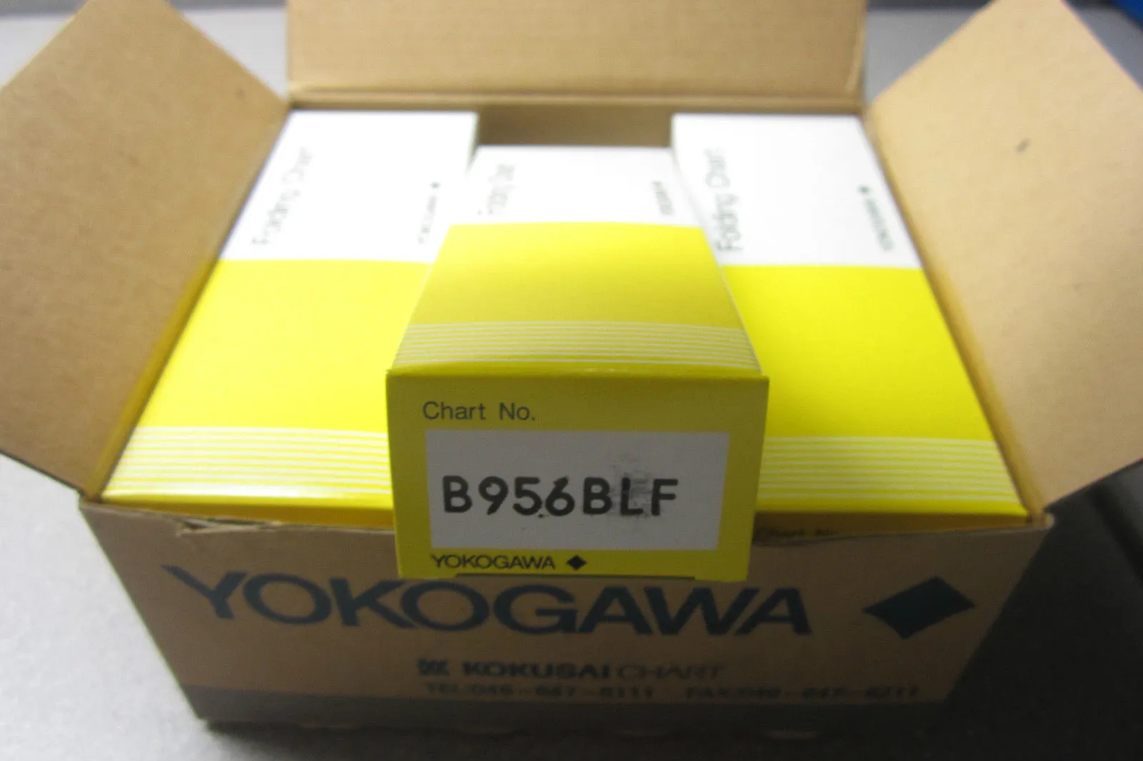 LOT OF 6 YOKOGAWA B956BLF CHART PAPER