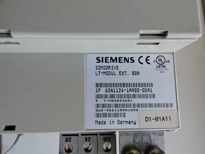 SIEMENS 6SN1124-1AA00-0DA1 SIMODRIVE WITH 6SN1118-0DG21-0AA1
