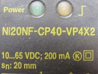 Turck Ni20NF-CP40-VP4X2 Combiprox 10...65VDC Proximity Sensor