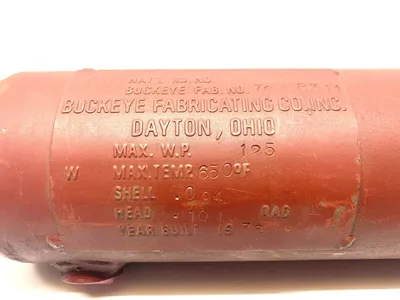 USED BUCKEYE FABRICATING VESSEL TANK